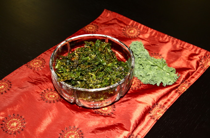 kale chips, healthy, snack