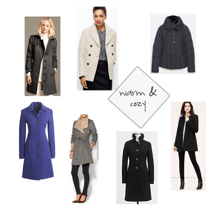 fall and winter coat fashions to stay warm and cozy