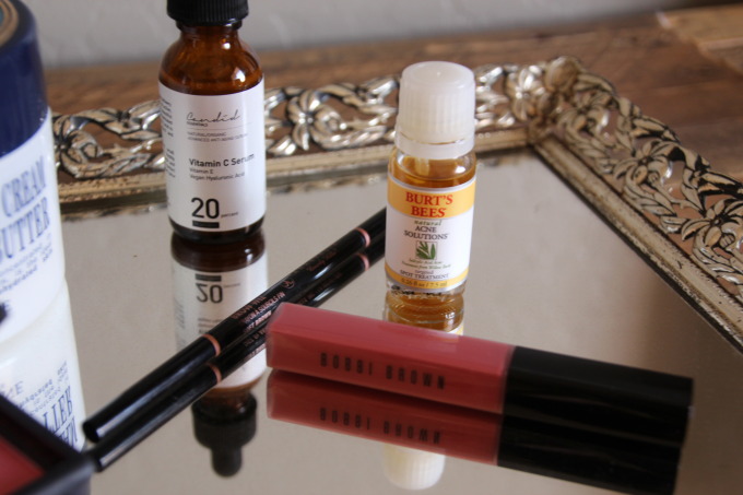 beauty products for lips, face and skin