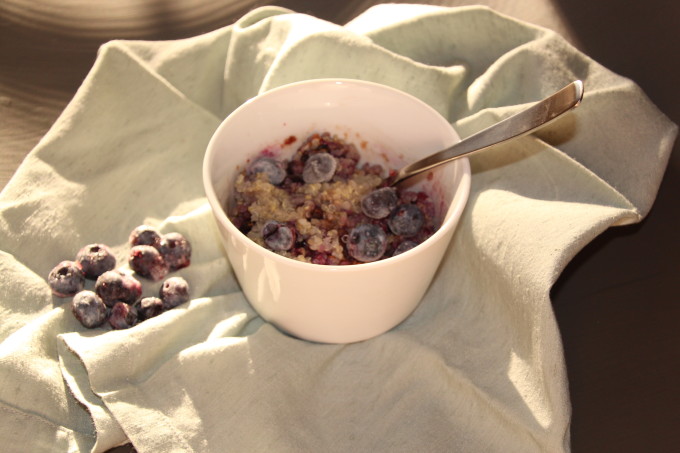 A healthy breakfast quinoa recipe