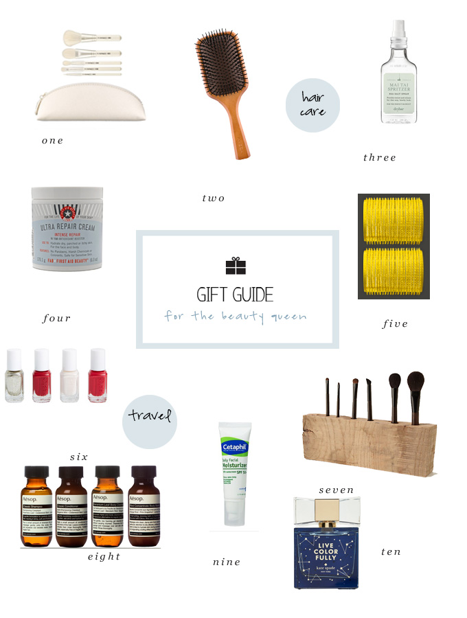 holiday gift ideas for the beauty lover
