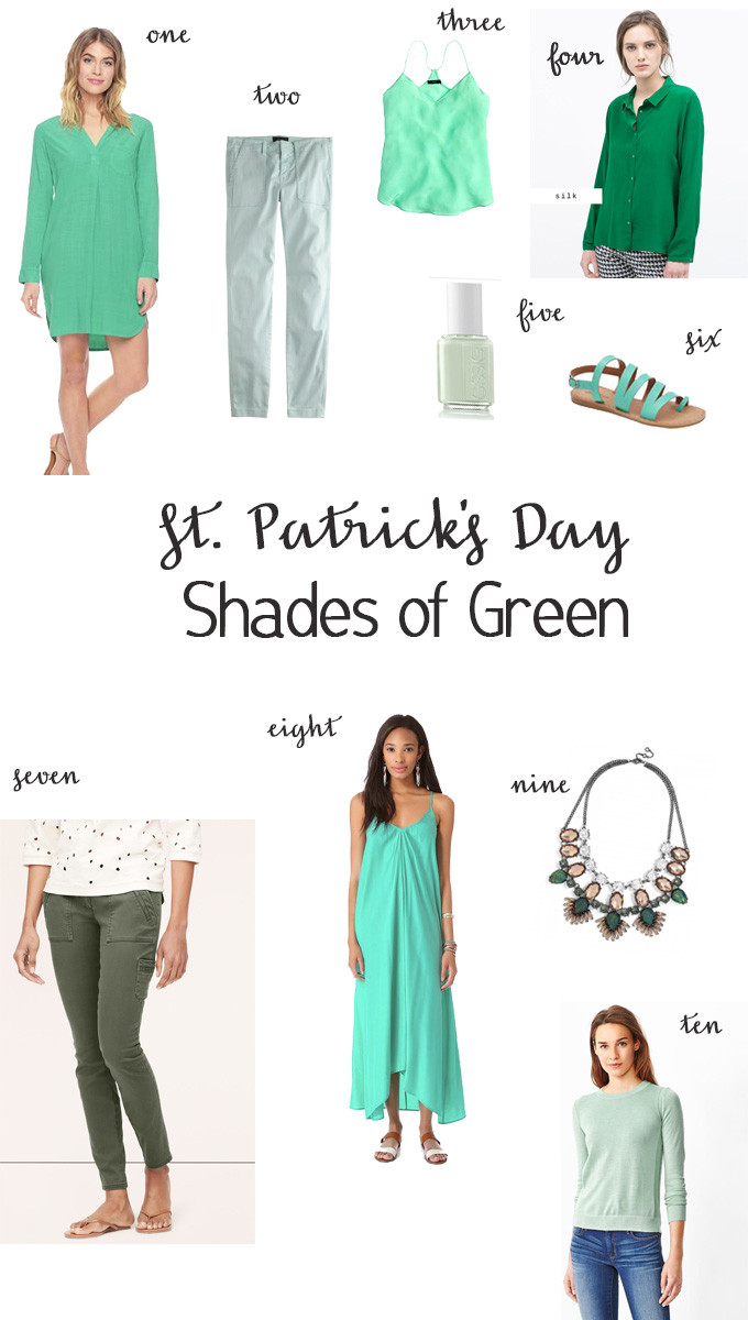 St. Patrick's Day Fashion Inspiration