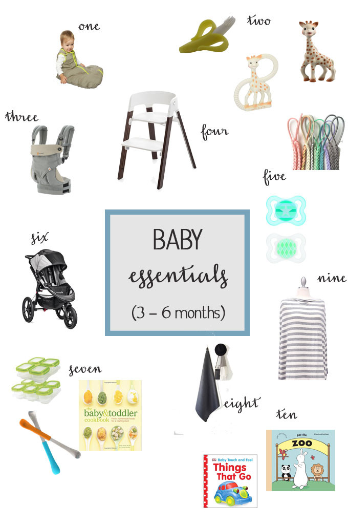 Baby Essentials for 3-6 Month Olds