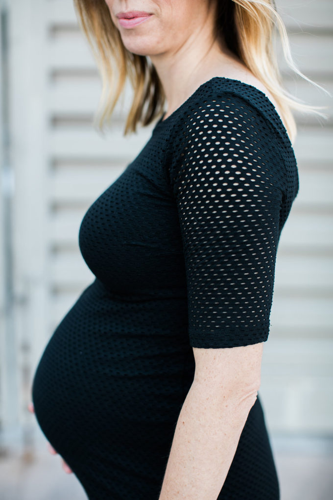 Black Dress, Pregnancy Style
