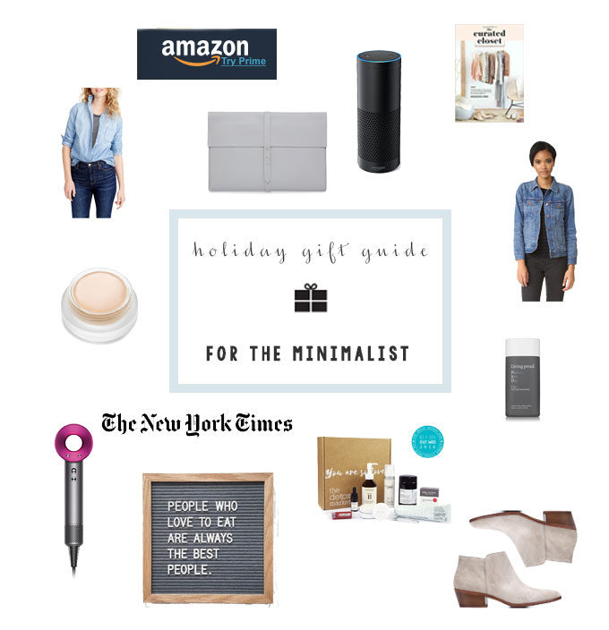 gift guide of best ideas for the minimalist