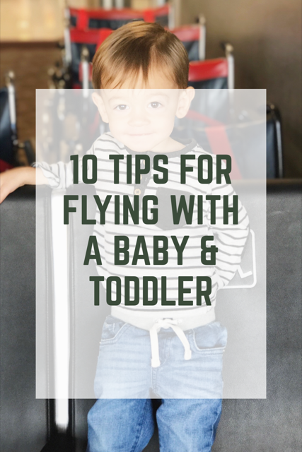 Flying with a baby and toddler